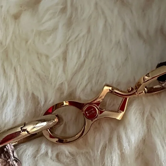 Stuart Weitzman Tan Snake Print Hobo Bag - Picture 2 of 9